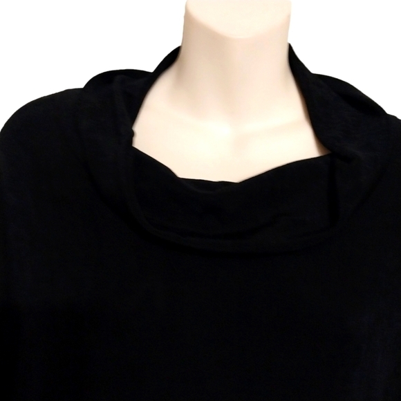 Chico's Travelers Asymmetrical Long Sleeve Top  00  XS - Picture 3 of 6